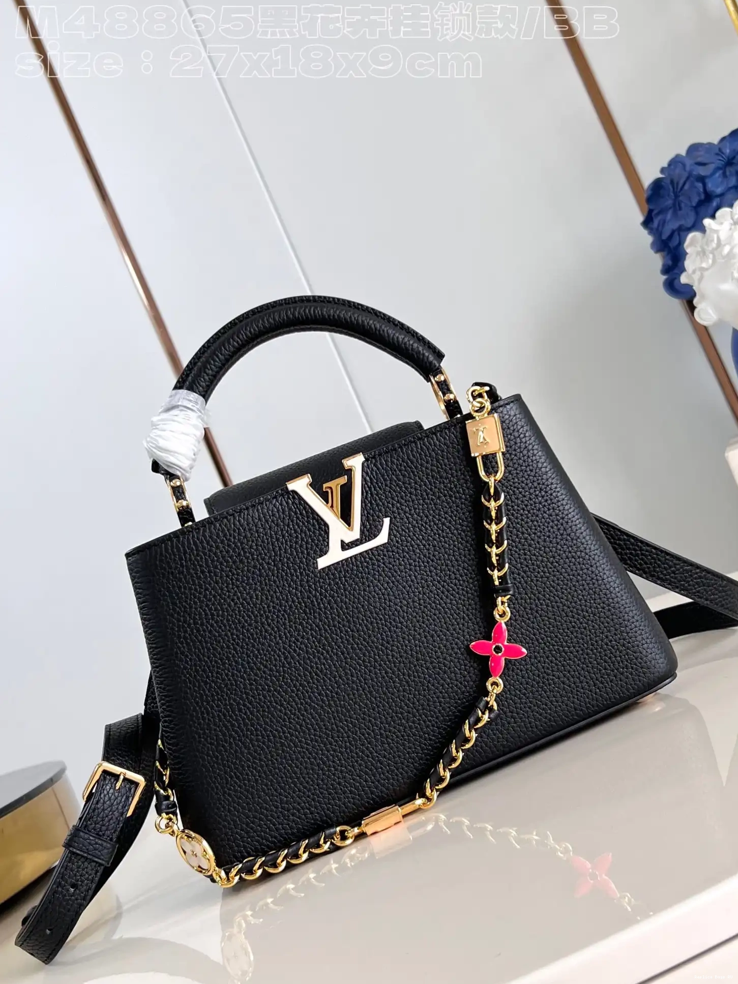 Cheap LOUIS BB-27*18*9CM CAPUCINES VUITTON 0623